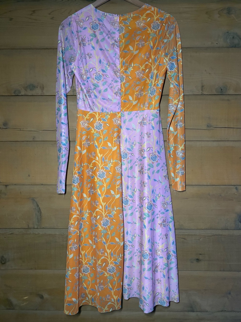 Rachel Antonoff Floral Mesh Dress- Size 6- Pink & Orange Midi Dress - Picture 4 of 12
